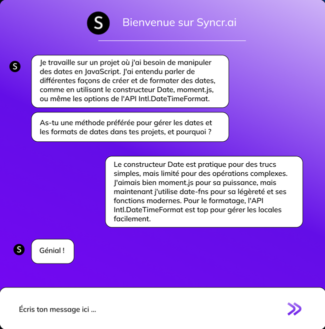 chatbot Syncr.ai